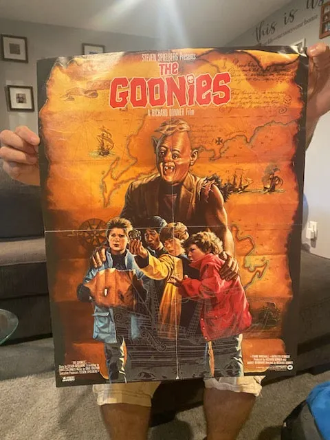 1985 Goonies Movie Poster