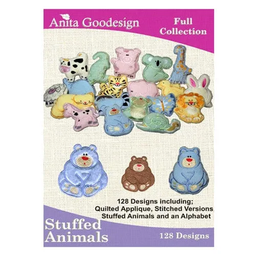 Anita Goodesign Stuffed Animals Embroidery Designs