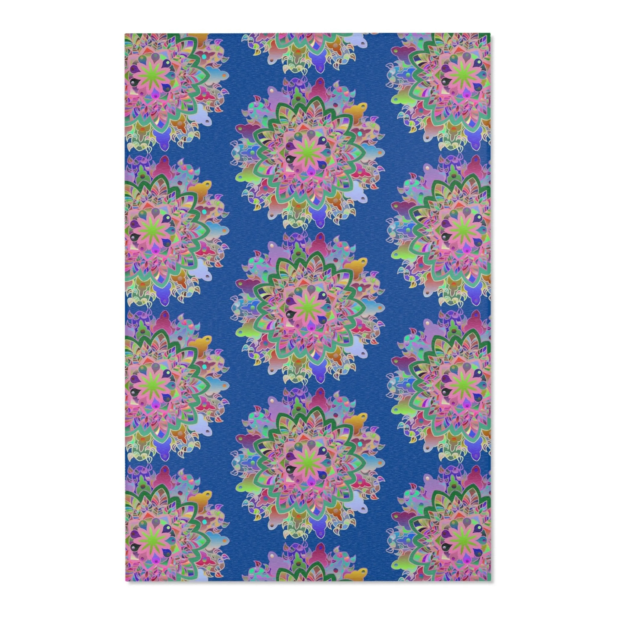 Area Rugs Featuring Hand-Drawn Mandala Designs