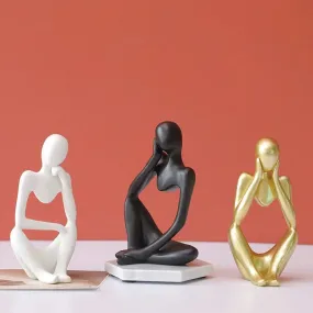 Body Art Silicone Thinker Resin Mold Set