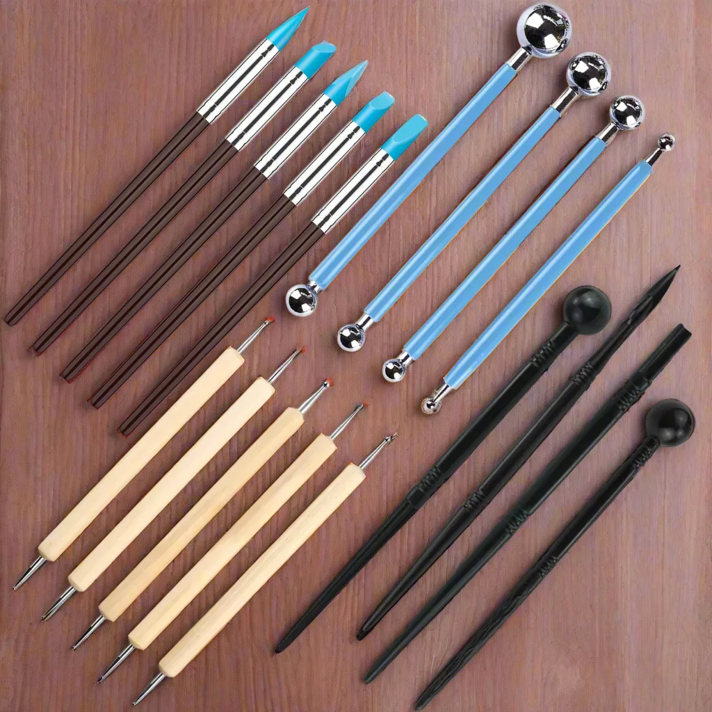 Clay Sculpting Tools Set of 18 Dotting Embossing