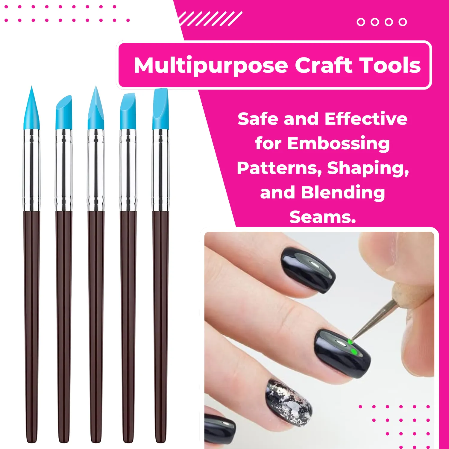 Clay Sculpting Tools Set of 18 Dotting Embossing