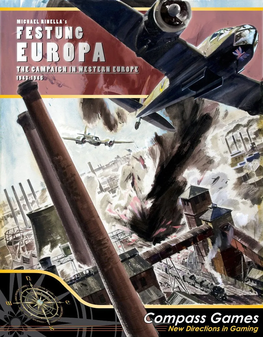 Compass Games Festung Europa:The Campaign for Western Europe, 1943–1945 CPA 1033