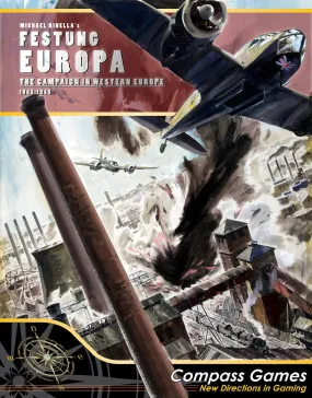 Compass Games Festung Europa:The Campaign for Western Europe, 1943–1945 CPA 1033