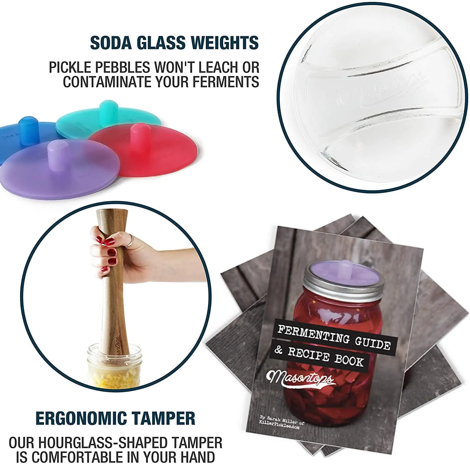 Complete Wide Mouth Fermentation Kit by Masontops