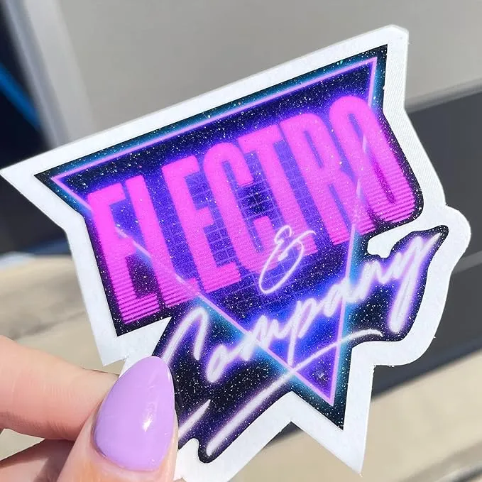 Custom Design Your Own Chrome Vinyl Decals Stickers Labels