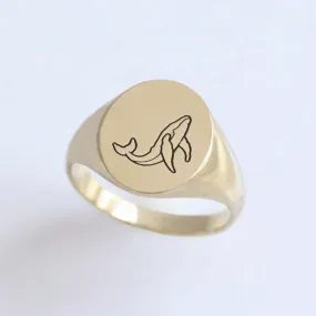 Design your own Signet Ring 14k gold
