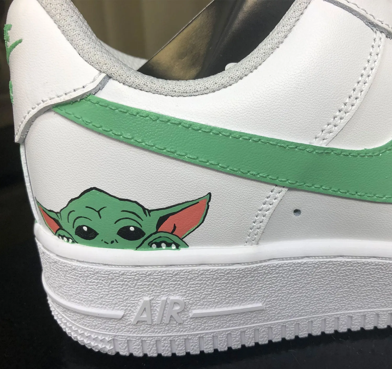 Forest Green Alien Art Custom Air Force 1
