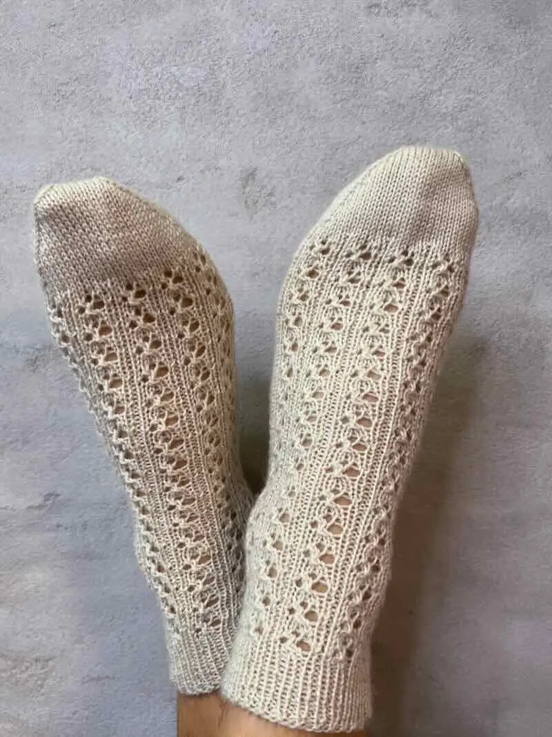 Isadora socks from  Önling, knitting kit in Önling No 18