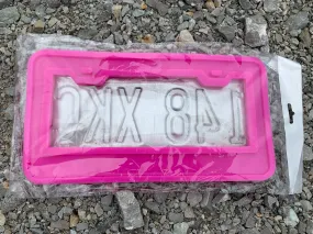License Plate Frame Resin Mold, Unique Mold