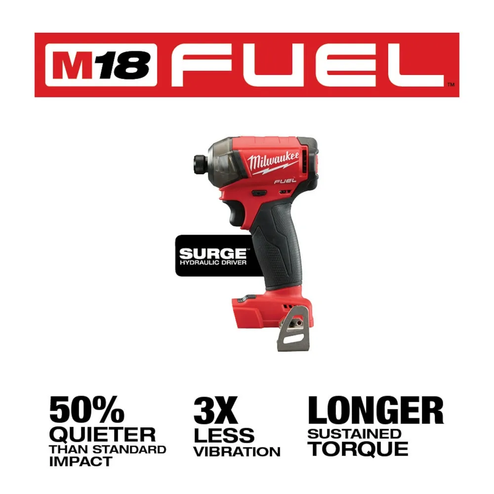 Milwaukee 2760-20SK5 M18 FUEL 18V Surge Impact Driver w/ Battery and Charger