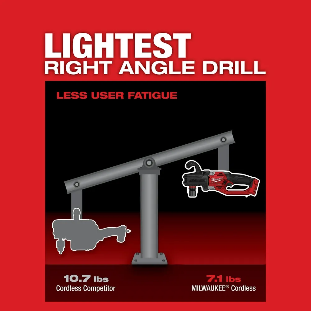 Milwaukee 2808-20 M18 FUEL HOLE HAWG Right Angle Drill w/ QUIK-LOK - Bare Tool
