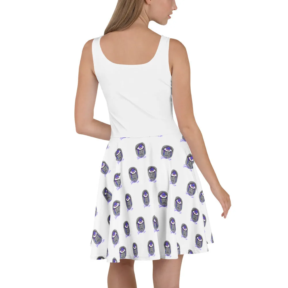 NYC Artwork - Galactic EYE Skater Dress