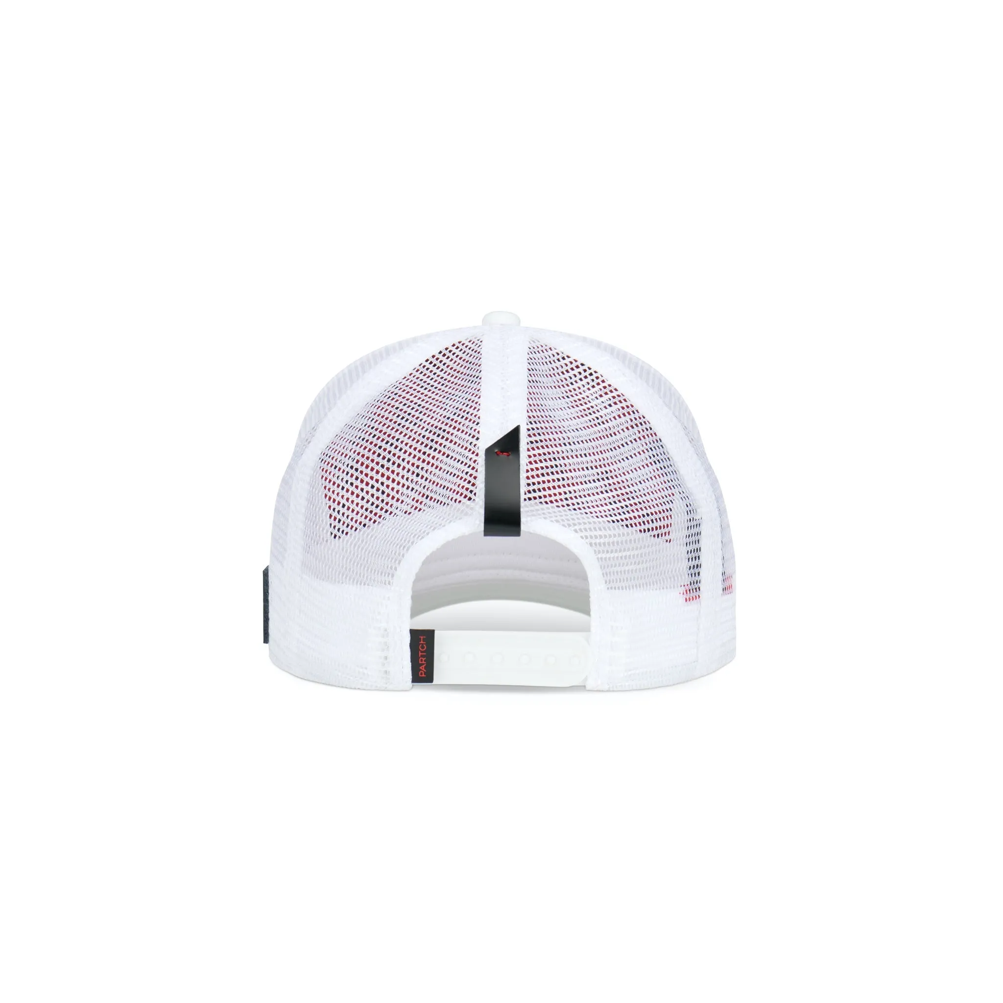 PARTCH Pop Love Trucker Hat White with Swarovski Crystals