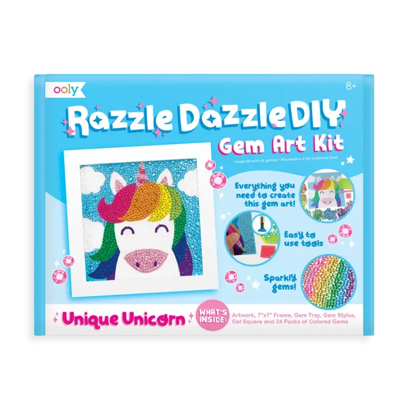 Razzle dazzle diy gem art kit - unique unicorns