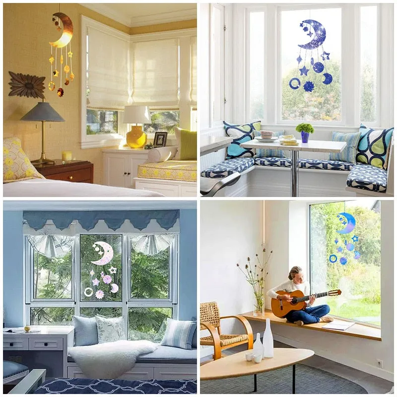Resin Molds Silicone Kit Star Moon Wind Chimes