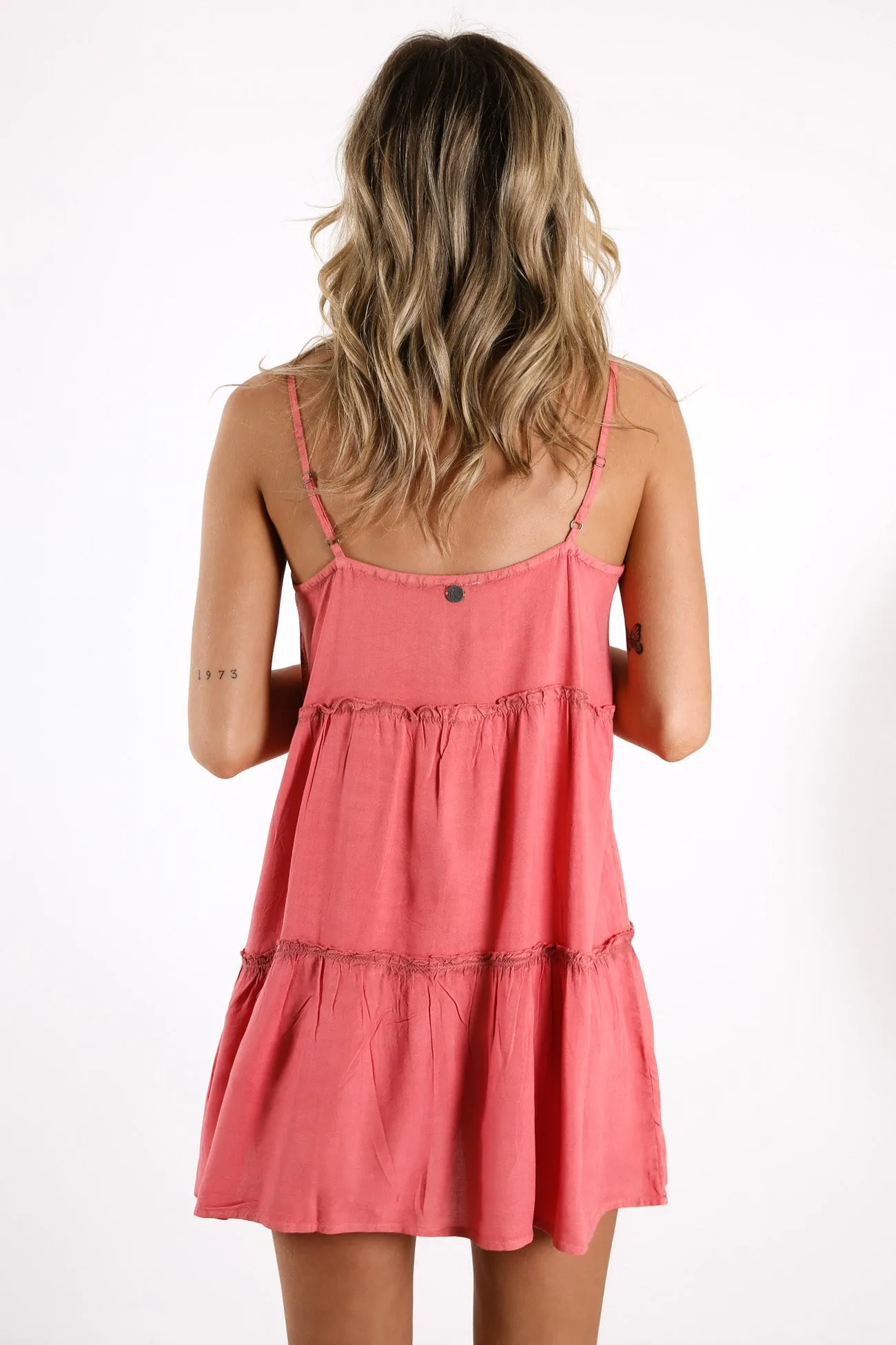 Supple Washed Dress Rose