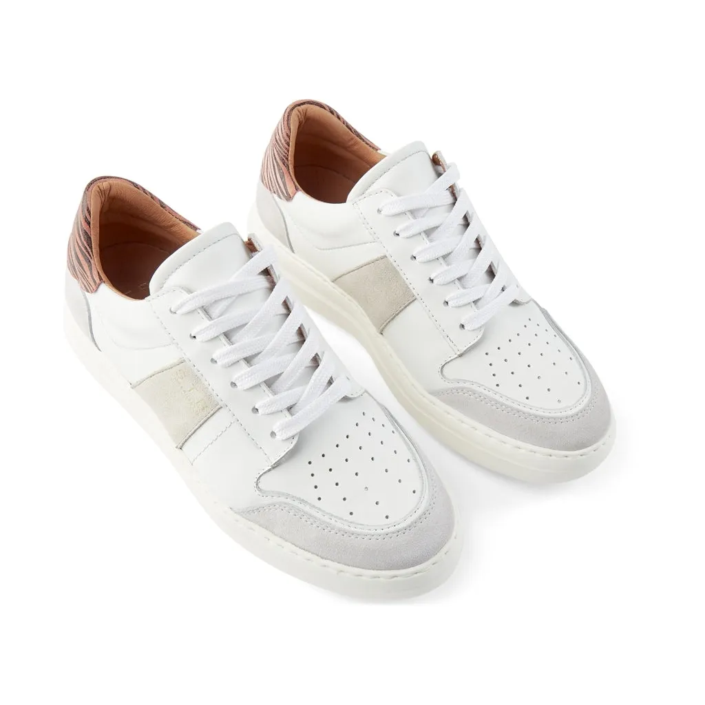Vinca sneaker læder - ZEBRA